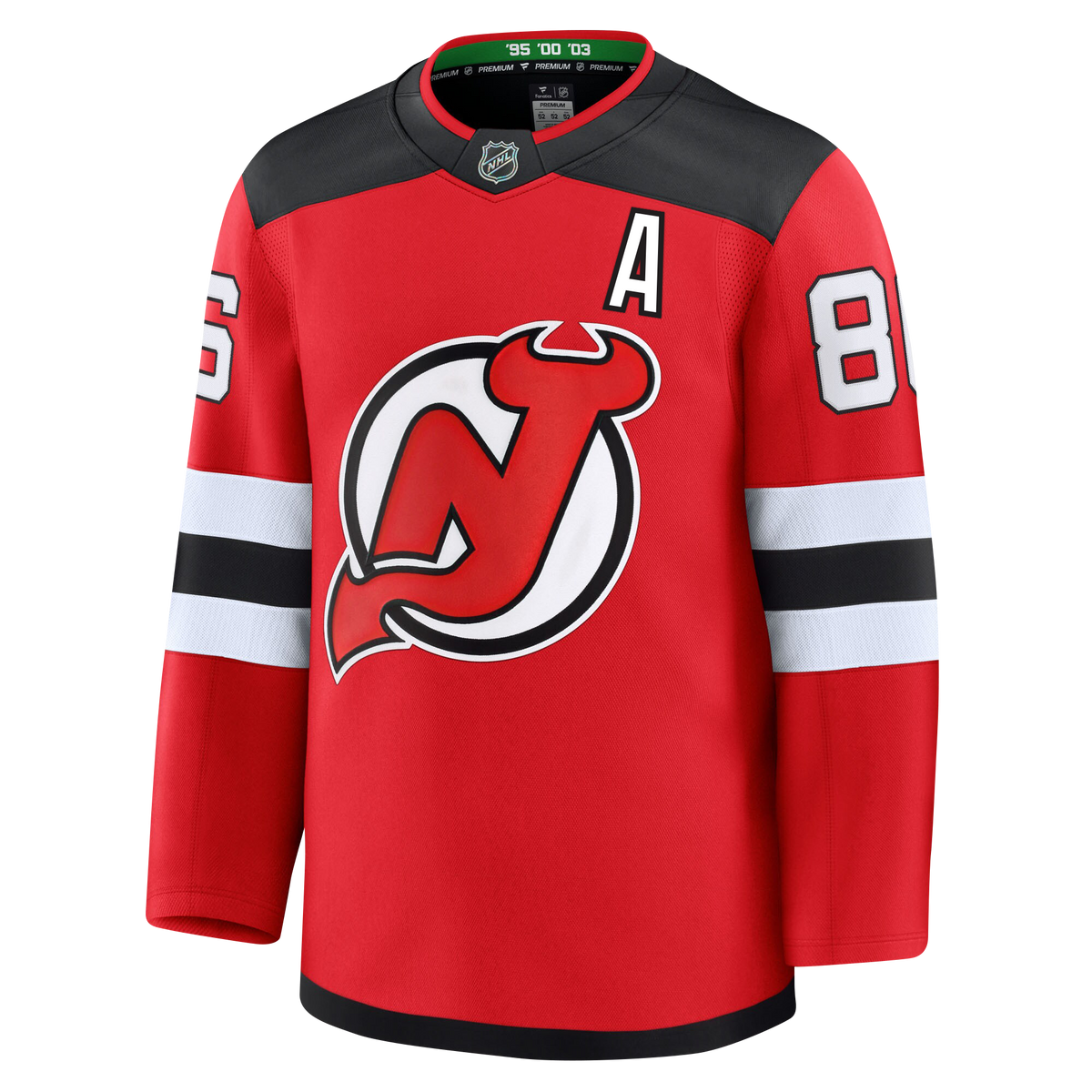 Jack Hughes New Jersey Devils Fanatics Premium Home Jersey Gorilla Fits