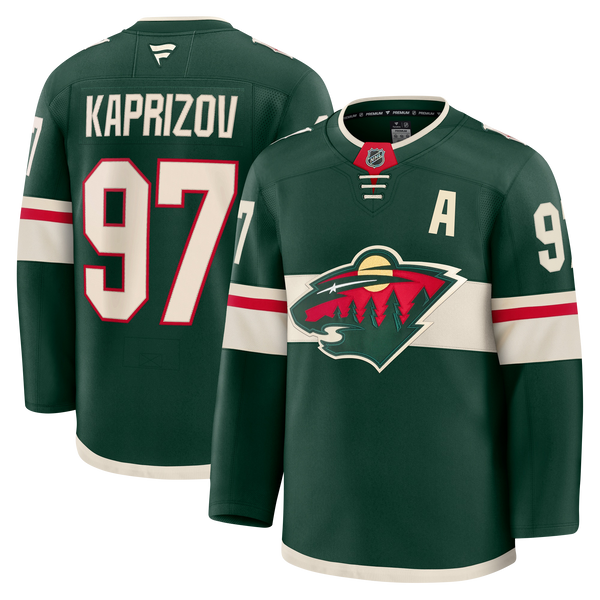 Kirill Kaprizov Minnesota Wild Fanatics Premium Home Jersey Gorilla Fits