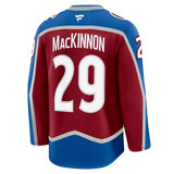 Nathan MacKinnon Colorado Avalanche Fanatics Premium Home Jersey Gorilla Fits