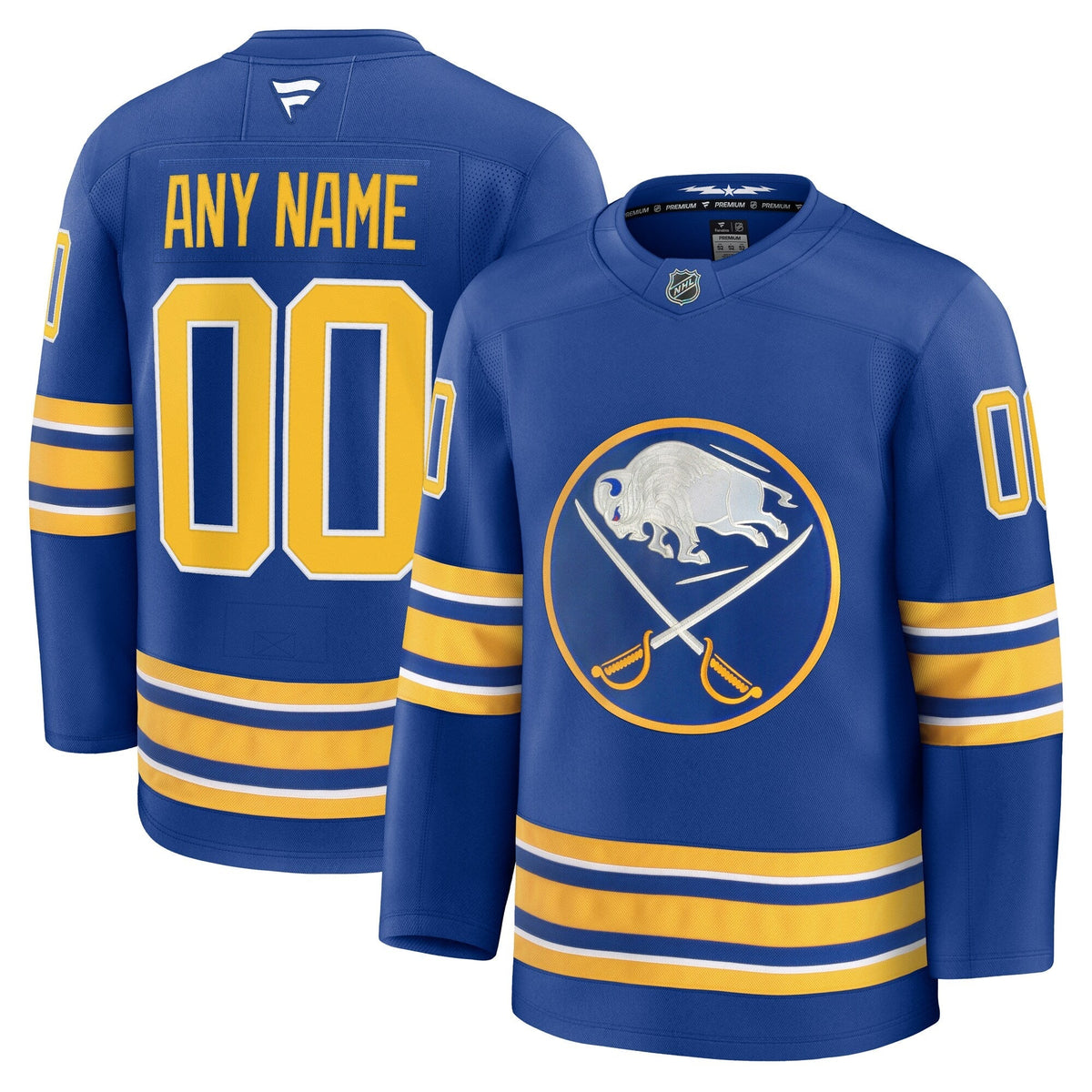 Customizable Buffalo Sabres 2024 Fanatics Premium Official NHL HOME Jersey Gorilla Fits