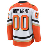 Anaheim Ducks Fanatics Premium Away White Jersey Gorilla Fits
