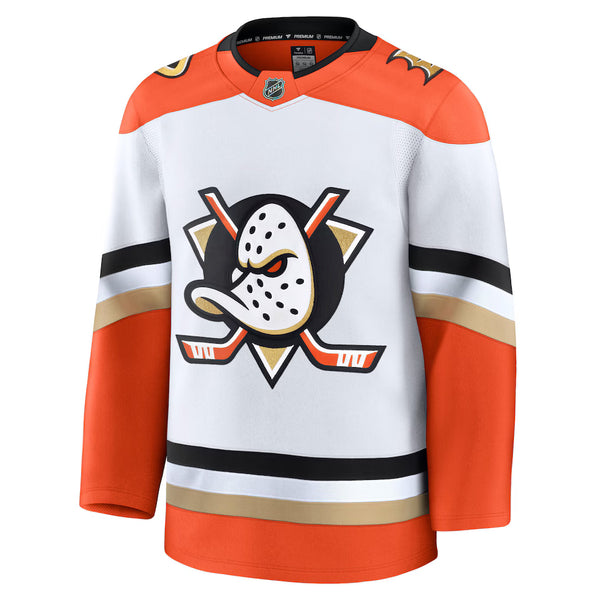 Anaheim Ducks Fanatics Premium Away White Jersey Gorilla Fits