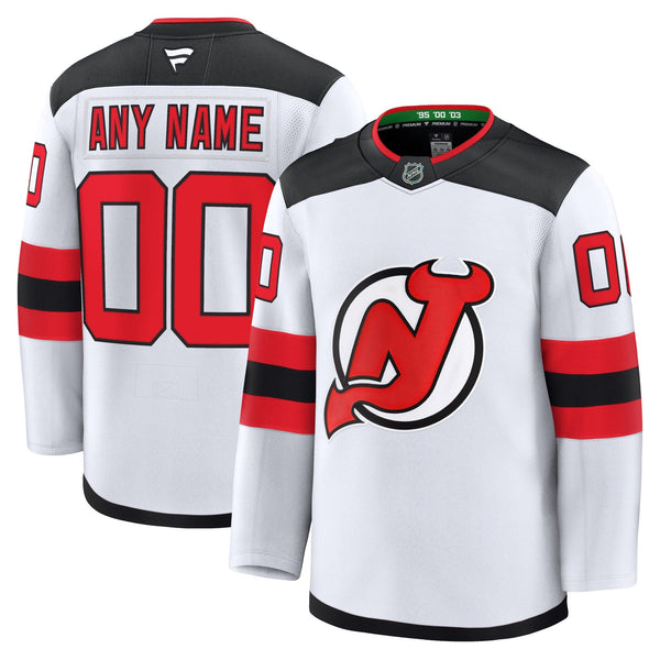 Customizable New Jersey Devils 2024 Fanatics Premium Official NHL AWAY Jersey Gorilla Fits