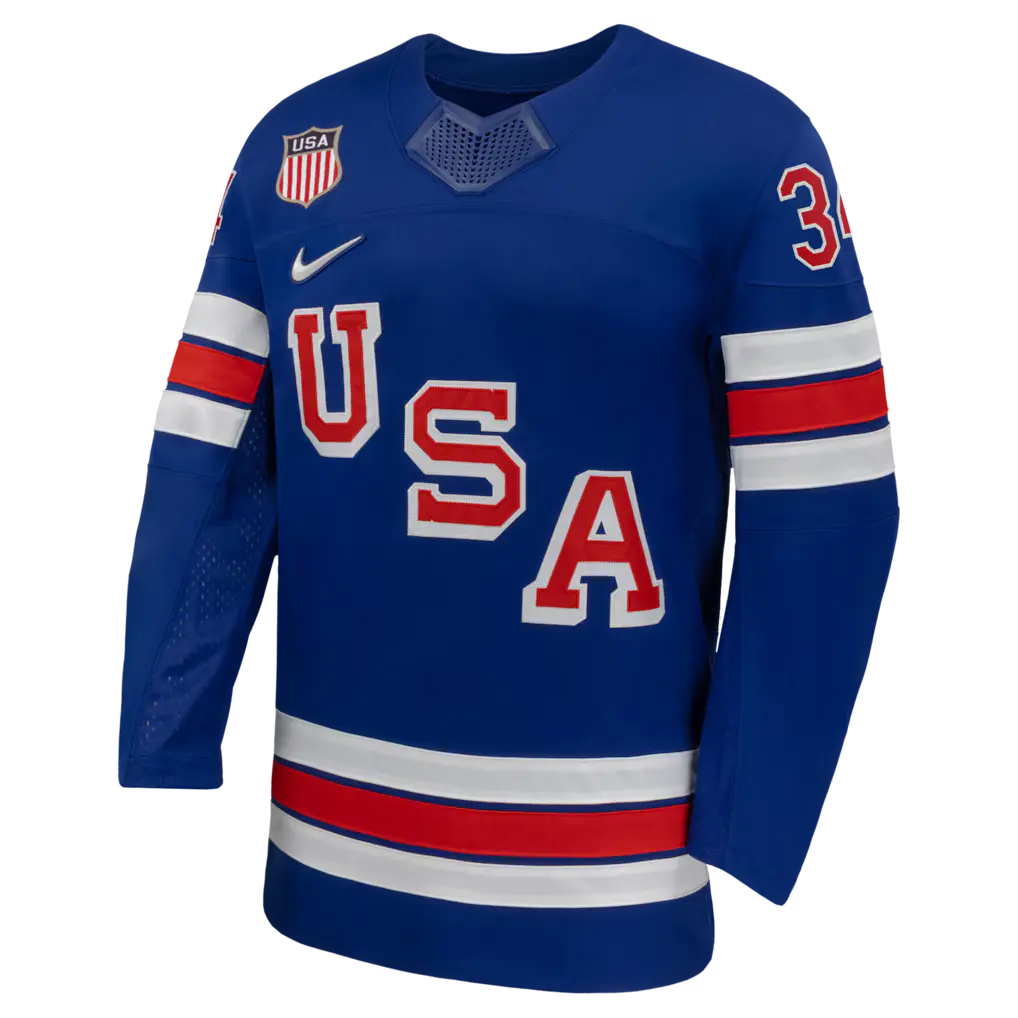 Hockey USA X Nike 2026 Olympics White/Blue Jersey