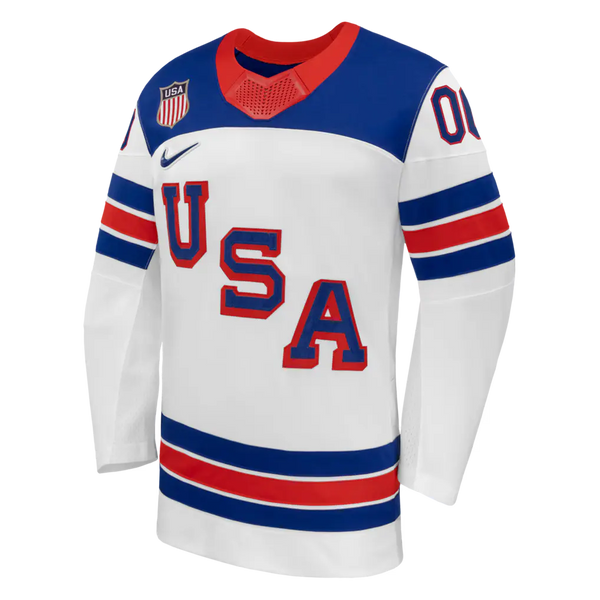 Hockey USA X Nike 2026 Olympics White/Blue Jersey