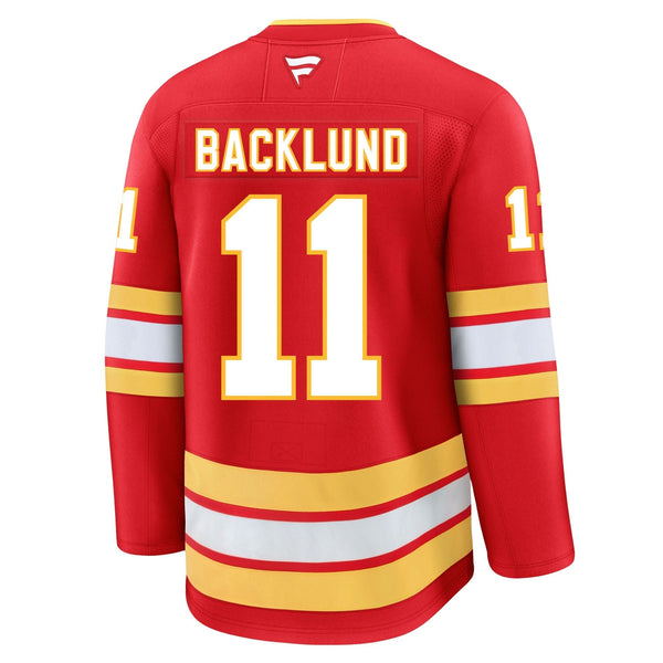 Mikael Backlund Calgary Flames Fanatics Premium Home Jersey Fanatics
