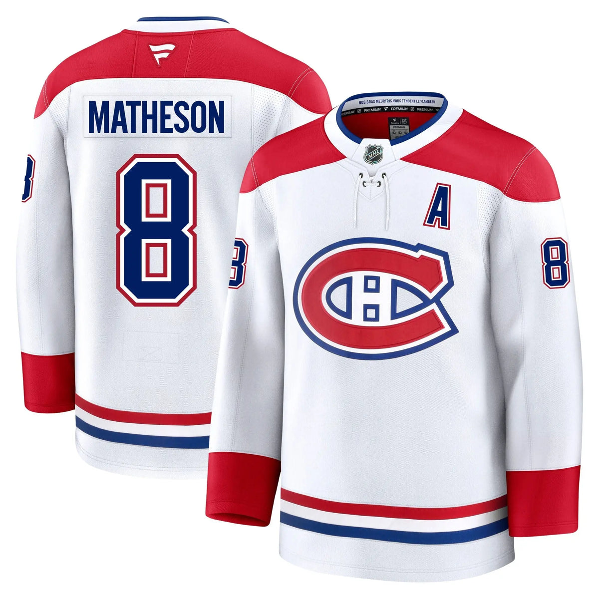 Mike Matheson Montreal Canadiens Fanatics Premium Away Jersey Gorilla Fits