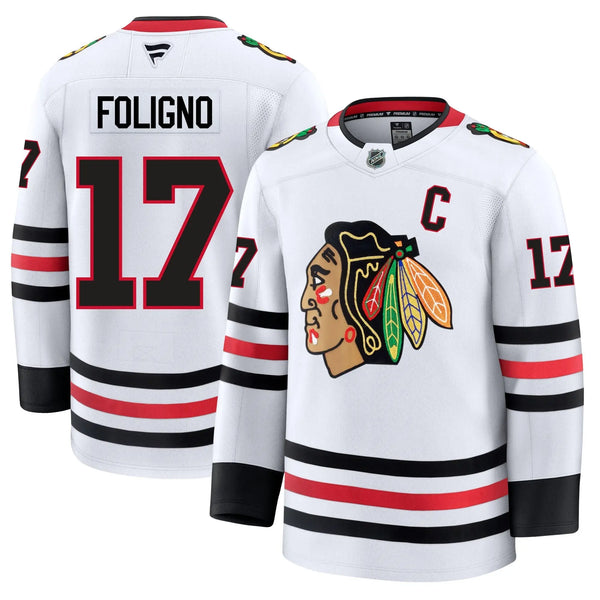 Nick Foligno Chicago Blackhawks Fanatics Premium Away Jersey Gorilla Fits