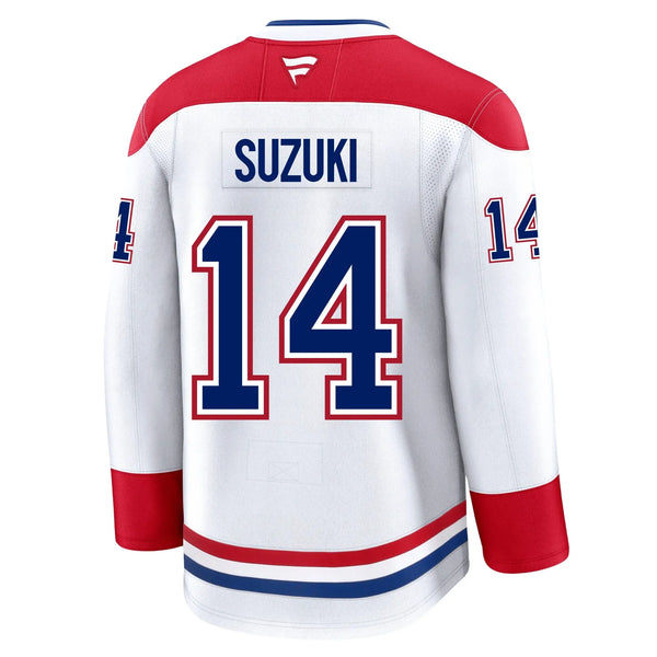 Nick Suzuki & Custom Montreal Canadiens Fanatics Premium Away Jersey Gorilla Fits