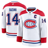 Nick Suzuki & Custom Montreal Canadiens Fanatics Premium Away Jersey Gorilla Fits
