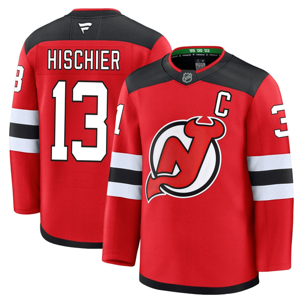 Nico Hischier New Jersey Devils Fanatics Premium Home Jersey Gorilla Fits