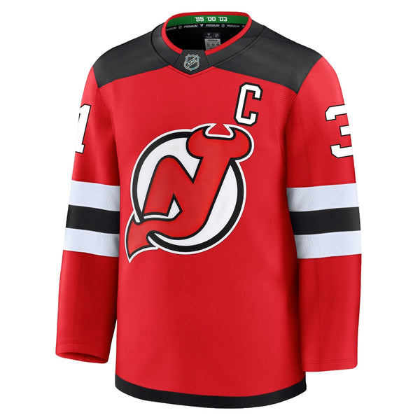 Nico Hischier New Jersey Devils Fanatics Premium Home Jersey Gorilla Fits