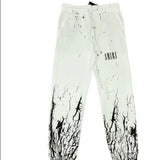 Amiri Cracked Sweatpants in White and Black Options Gorilla fits