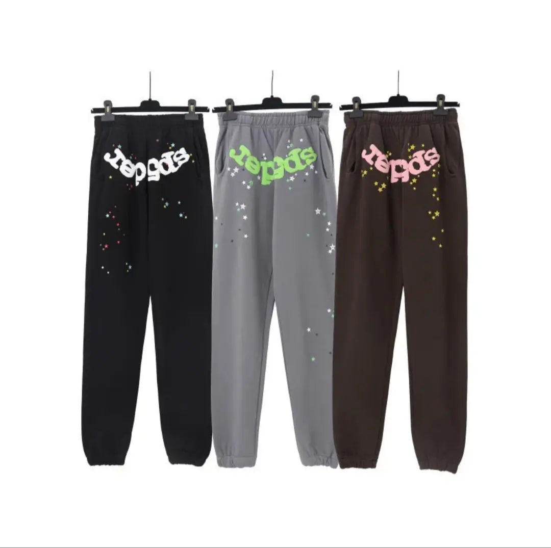 Spyder Classic Flame Logo Graffiti sweatpants 3 colors Gorilla fits