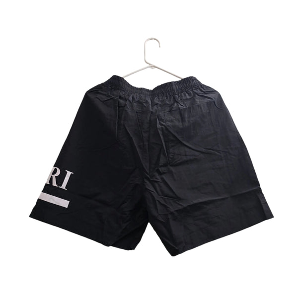 Black and White Amiri Designer logo print T-shirts and black shorts Full set. Buy 3 get 1 FREE Gorilla fits