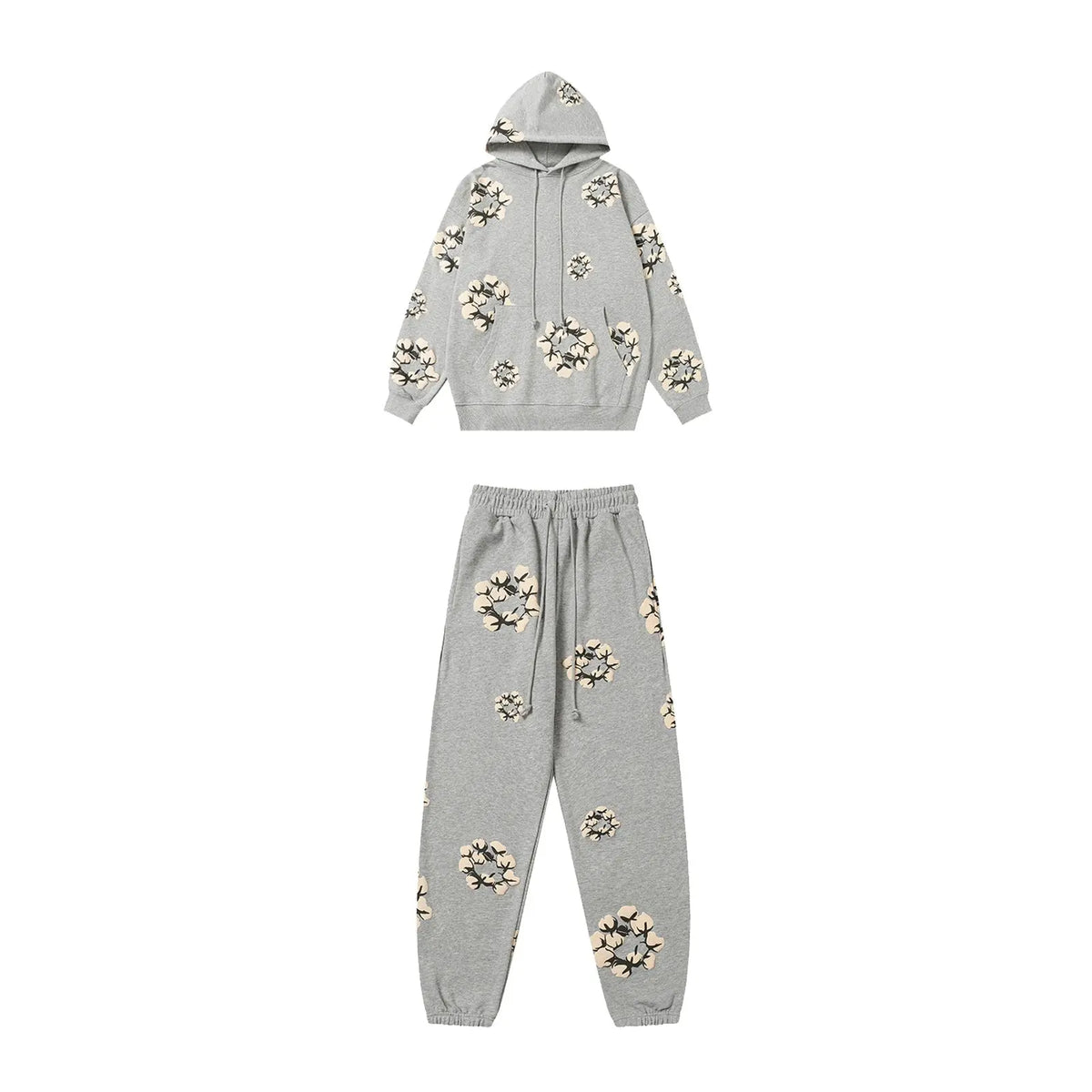 Denim Tears-Wreath Graphic Hoodie Tracksuit & Sweatpants Gorilla fits