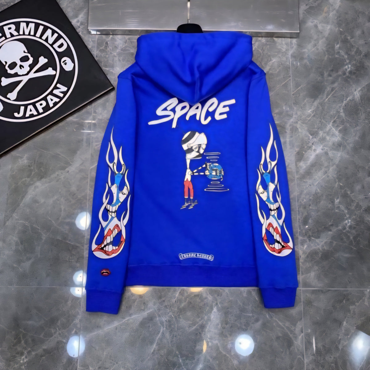 Chrome Hearts Matty boy space pullover hoodie Gorilla fits