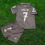 New 24/25 Real Madrid kids Soccer/football Jersey and Shorts Set, Vini/Bellingham/mbappe and more. Gorilla fits