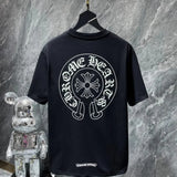 Black/White Horseshoe Chrome Hearts T-shirts . Buy 3 get 1 FREE Gorilla fits