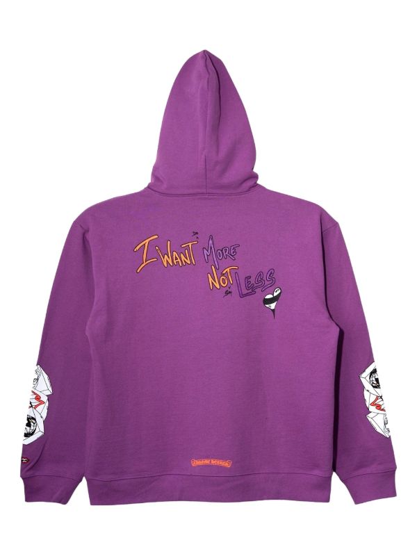 Chrome Hearts Matty boy Purple pullover hoodie Gorilla fits