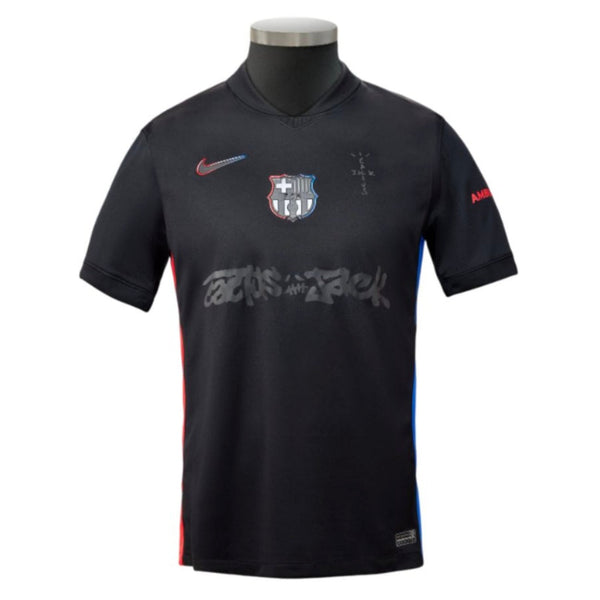 Limited Edition Travis Scott X Barcelona 24/25 Adult Football/Soccer Jersey Gorilla fits