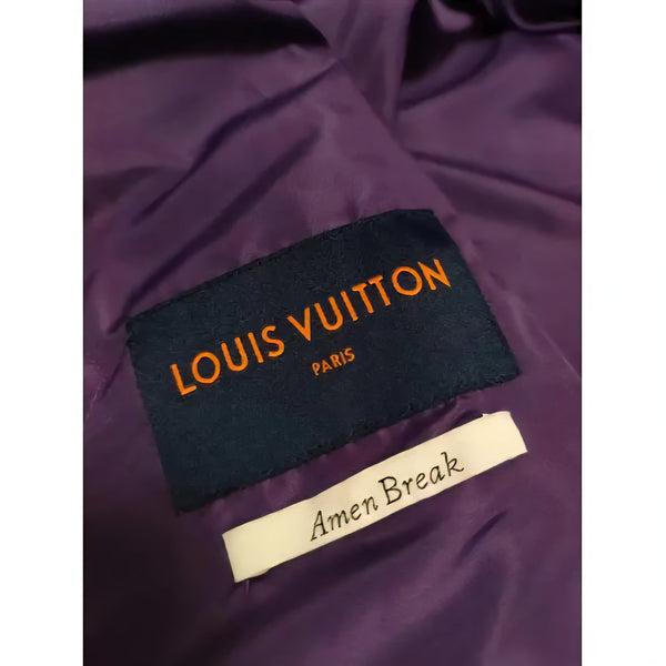 Embroidered LV LETTERMAN Varsity Jacket Gorilla fits