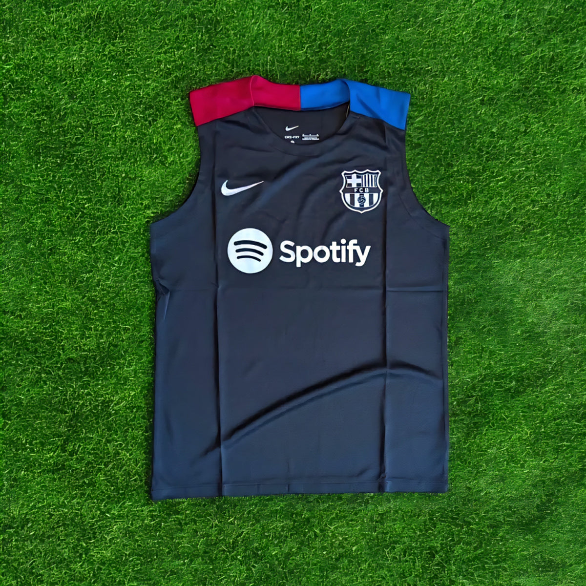 New Barcelona Training Shirt Cut Adult Football/Soccer Gorilla fits