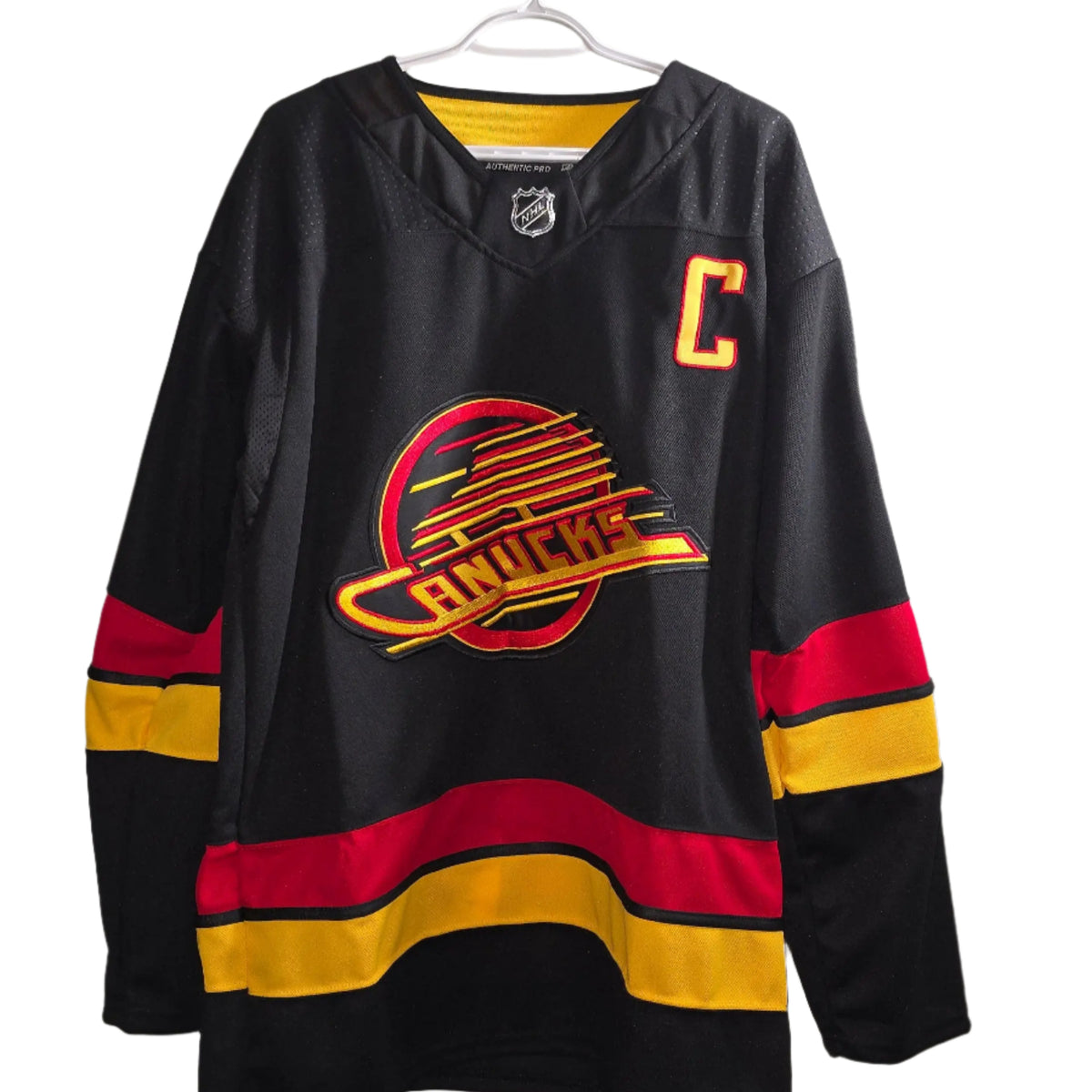 NHL Vancouver Canucks Home Black ice Skates Gorilla fits