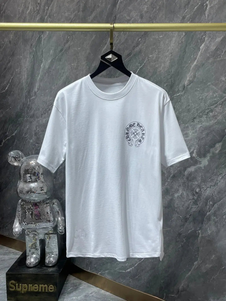 Black/White Horseshoe Chrome Hearts T-shirts . Buy 3 get 1 FREE Gorilla fits