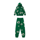 Denim Tears-Wreath Graphic Hoodie Tracksuit & Sweatpants Gorilla fits