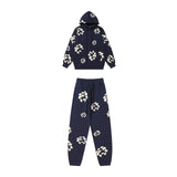 Denim Tears-Wreath Graphic Hoodie Tracksuit & Sweatpants Gorilla fits