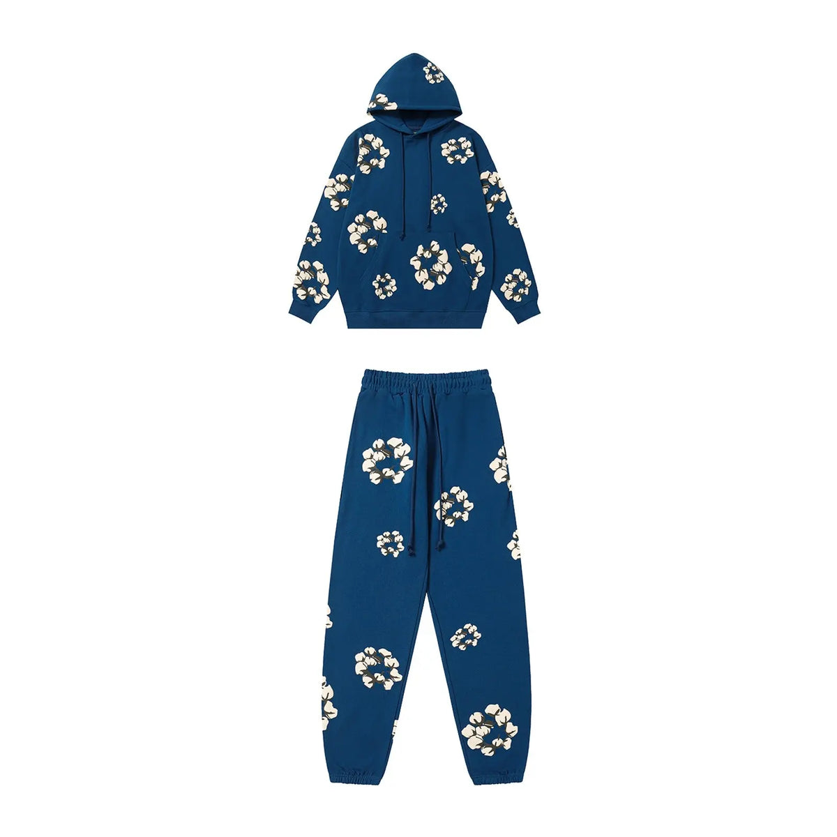 Denim Tears-Wreath Graphic Hoodie Tracksuit & Sweatpants Gorilla fits
