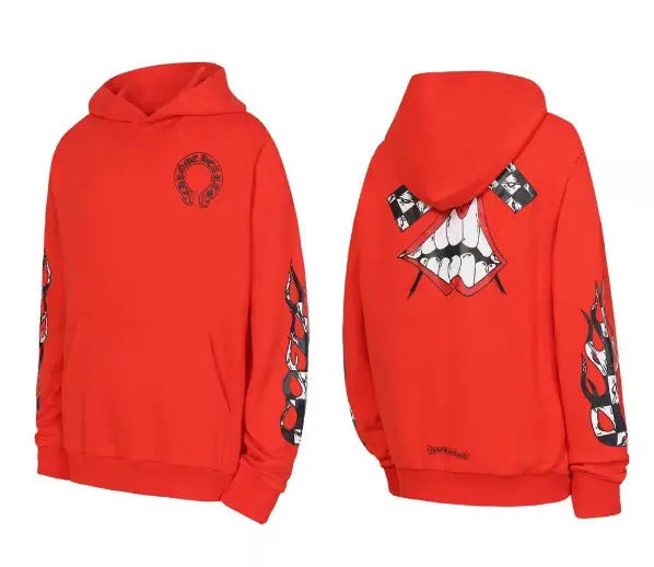 Chrome Hearts x Matty Boy Flames Hoodie 'Red'