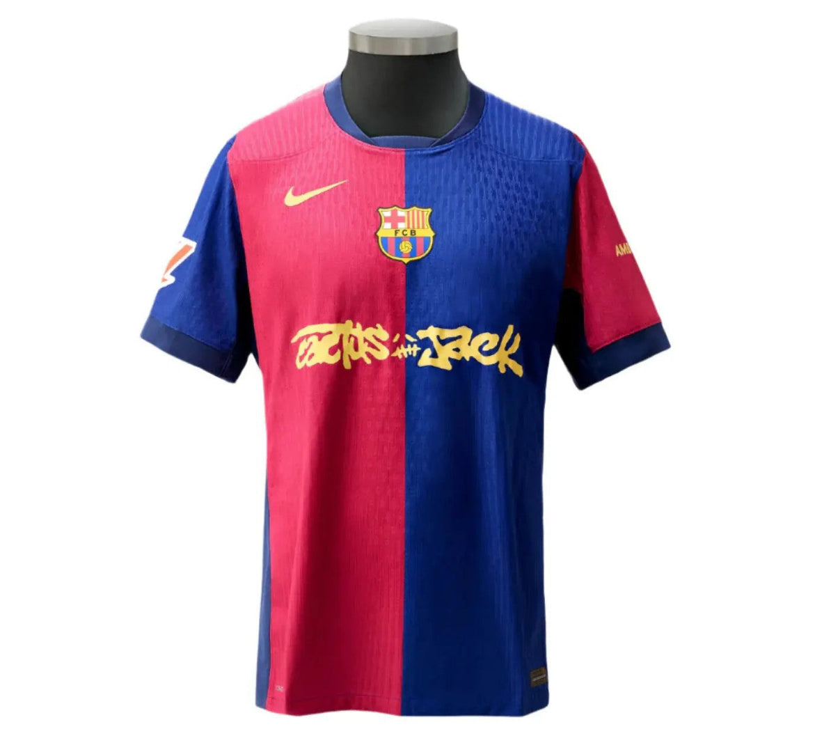 Limited Edition Travis Scott X Barcelona 24/25 Adult Football/Soccer Jersey Gorilla fits