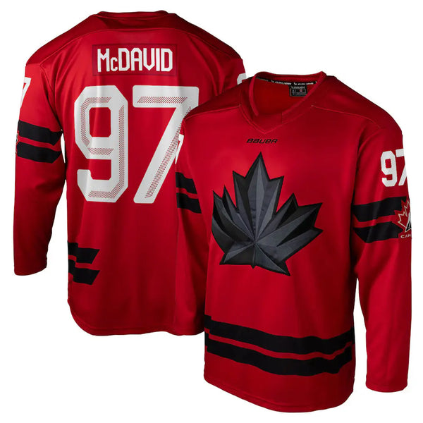 Customizable Hockey Canada X Bauer 2026 Olympics Red/White Jersey