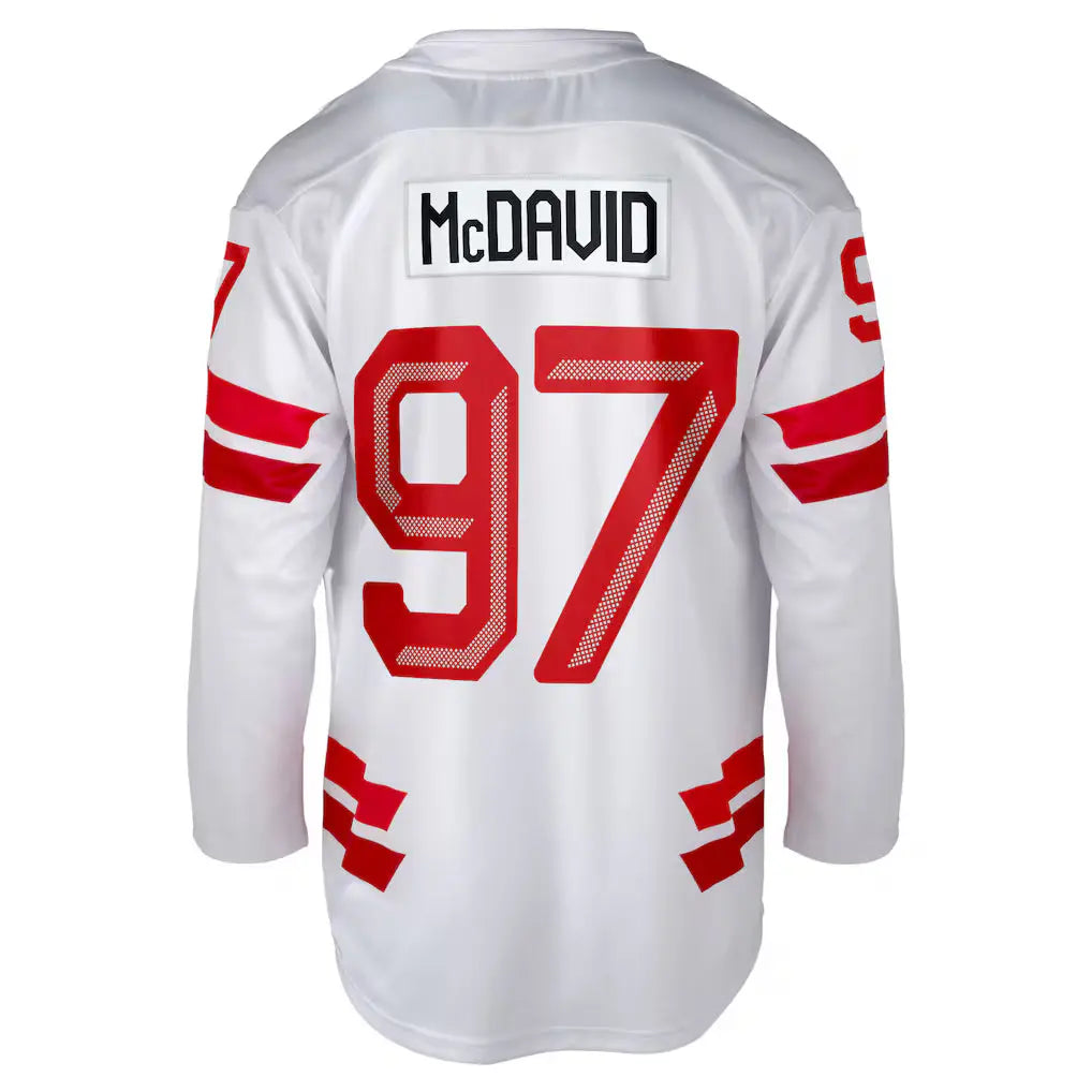 Customizable Hockey Canada X Bauer 2026 Olympics Red/White Jersey