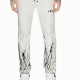 Amiri Cracked Sweatpants in White and Black Options Gorilla fits