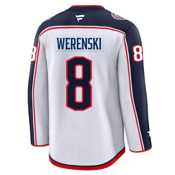 Zach Werenski Columbus Blue Jackets Fanatics Premium Away Jersey Gorilla Fits