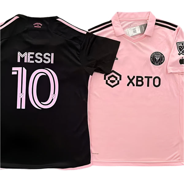Inter Miami Adult and kids Soccer Jersey and Shorts Set, Messi #10/ custom name -- MLS--Fast shipping- Same week shipping!