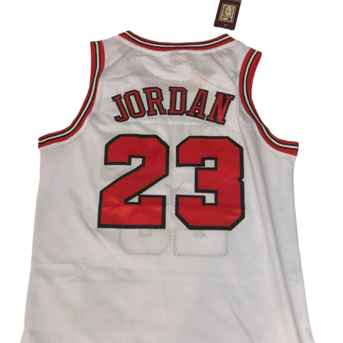 All MICHAEL JORDAN NBA Chicago Bulls Jersey - M and N stitched Edition - White & Red Options/ nba jersey.Adult Men size.