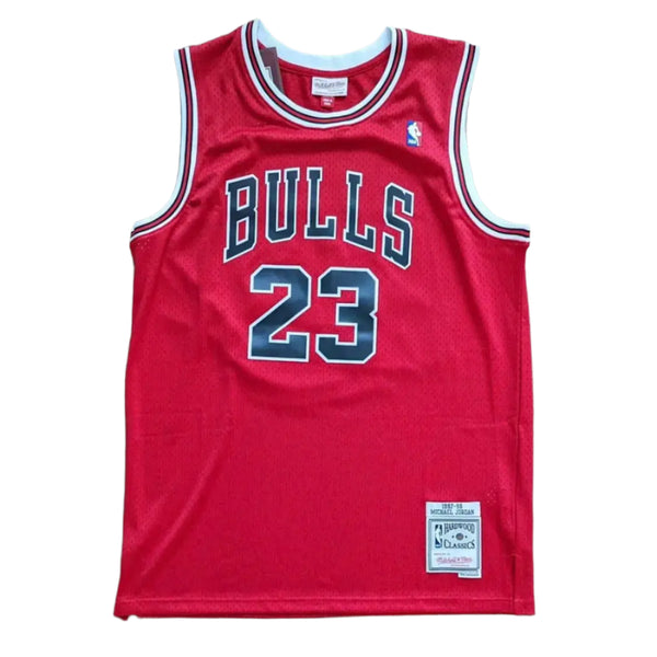 All MICHAEL JORDAN NBA Chicago Bulls Jersey - M and N stitched Edition - White & Red Options/ nba jersey.Adult Men size.